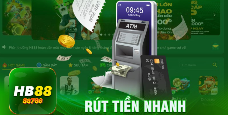 cách thức rút tiền